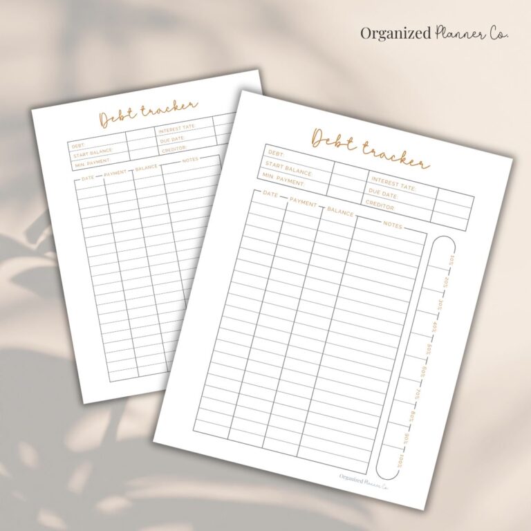 Free Printable Debt Snowball Worksheets (+ How It Works)