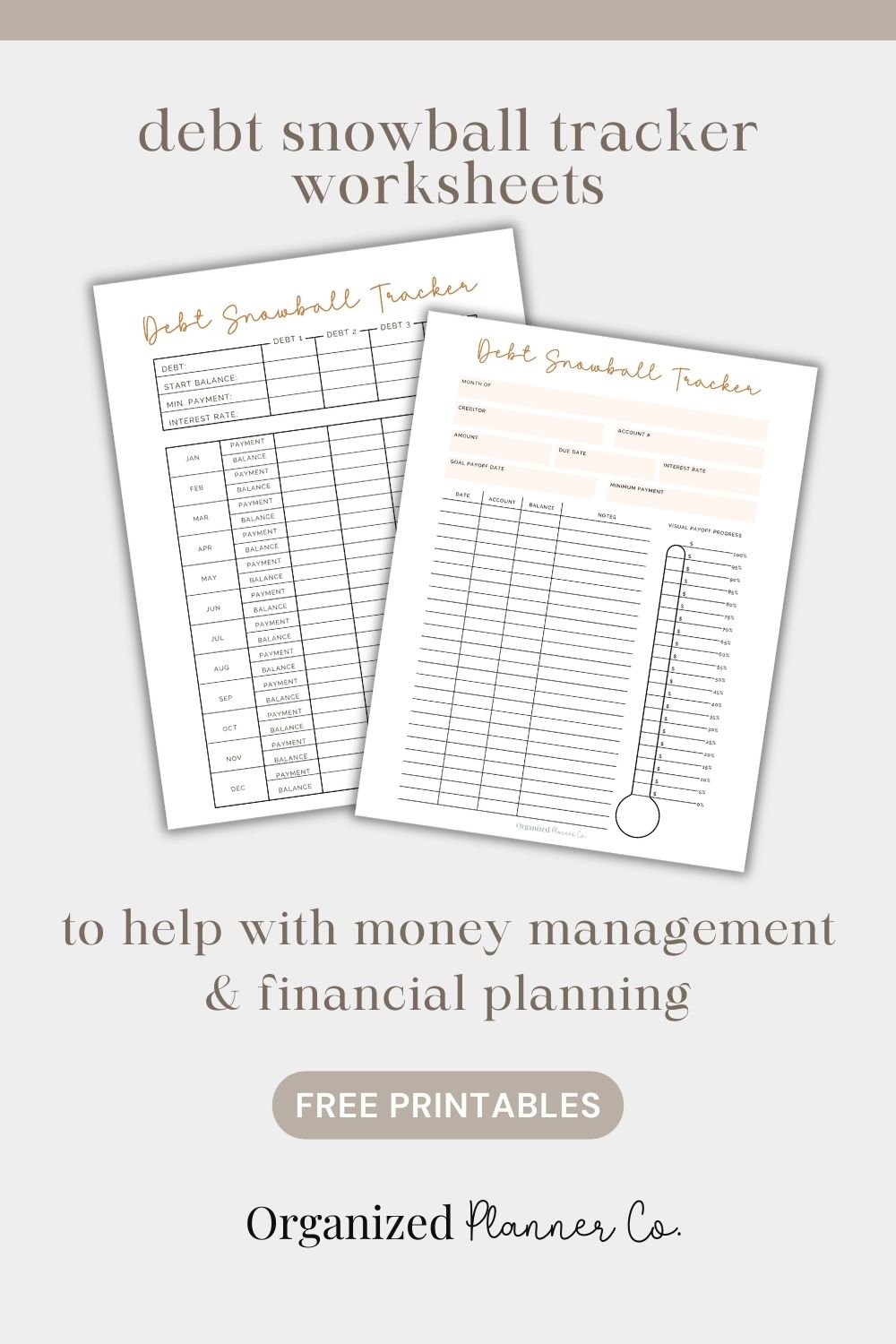 Free Printable Debt Snowball Worksheets (+ How It Works